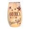 Stony Creek 5.25 In Independence Day Pre-Lit Sm Vase Patriotic Lighted Glass Accent , July 4Th Flag